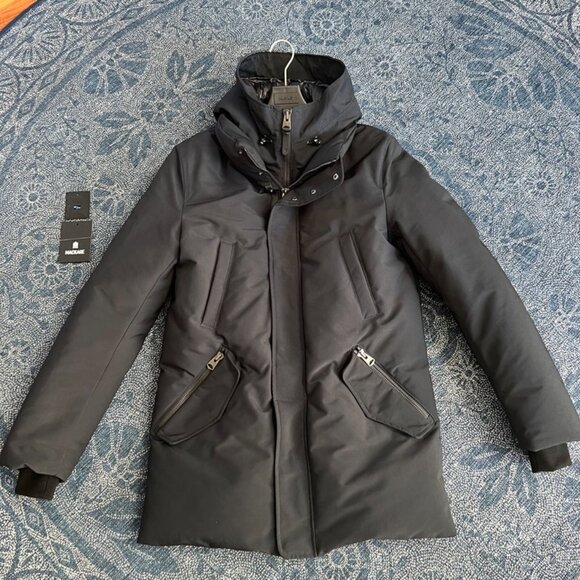 Like New - Mackage Edward 2-in-1 Down Coat Sz 36 (Small) - Black - Picture 2 of 14